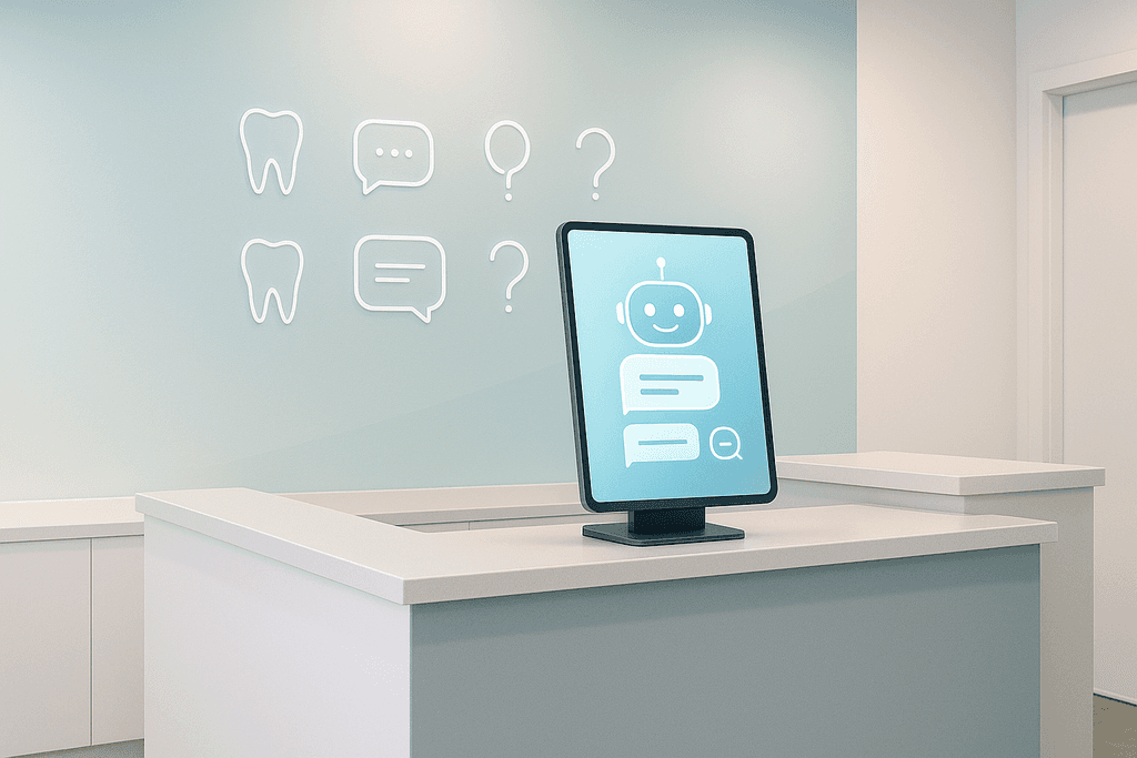 How to use a dental question bot to handle frequent patient queries